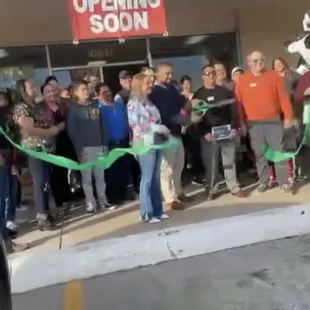 Ribbon cut