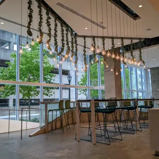 Inside The Collective Food Hall at Coda common dining space.