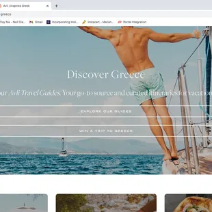 Win a Trip to Greece and their Travel Guides on their website=2022