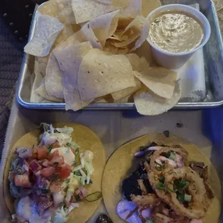 Green Chili Queso & Chips