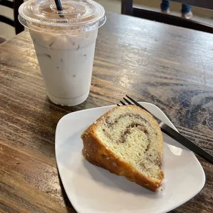 iced chai &amp; coffee cake