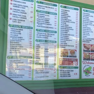 Menus