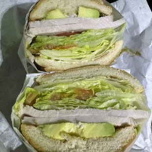 Turkey and Avocado Sandwich
