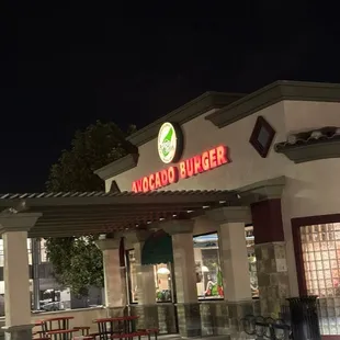 Front of restaurant