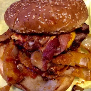 Western Bacon Cheeseburger