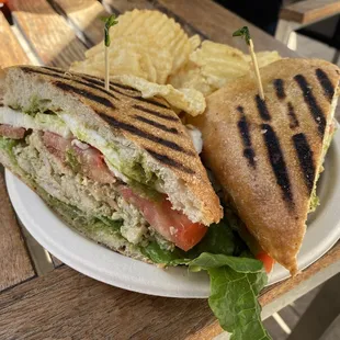 PESTO CHICKEN SANDWICH. Very tasty!