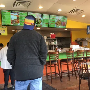 Order at the register, they&apos;ll bring your food to you.