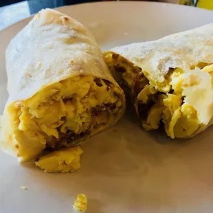 Breakfast wrap. Almost perfect.