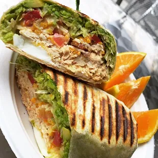 Matt&apos;s Protein Wrap w/ a soft boiled egg added