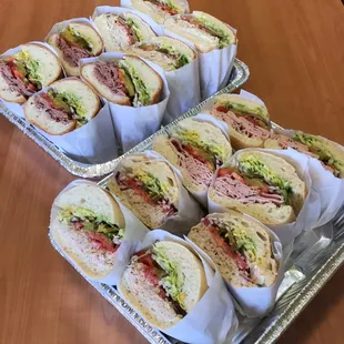 Assorted sandwiches