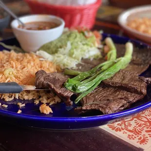 a plate of food