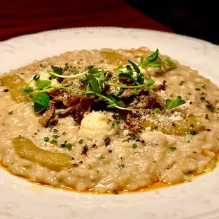 Mushroom risotto