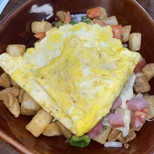 Veggie Skillet + ham