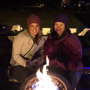 They have a couple fire pits