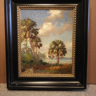 After restoration and custom framing