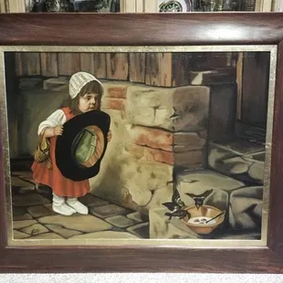 Little Girl Catching Birds.