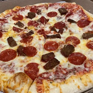 Pepperoni and meatball