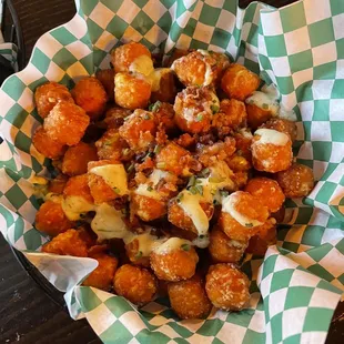 Loaded Sweet Potatoe Tots