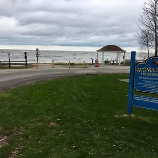 Avonia beach down the street.