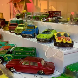 More Hot Wheels and Matchbox cars.