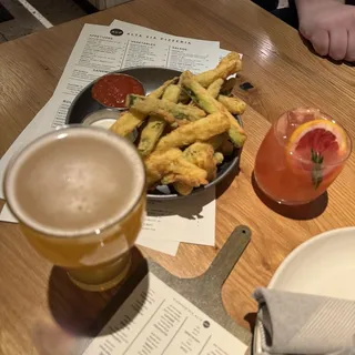 Semolina-Crusted Zucchini