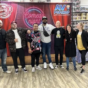 Photo of our Monthly Comedy Show! Amazing Comedians  Must attend Event to experience what the  shop offers here in the AV!