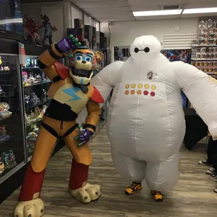 Always something going on at the shop