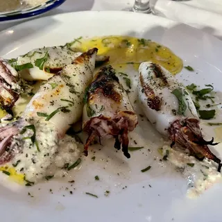 Grilled Sliced Calamari