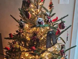 Snowflake Village Christmas Trees