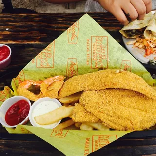 Catfish & Shrimp Basket