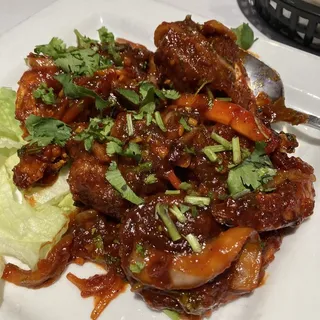 Salt and Pepper Prawns