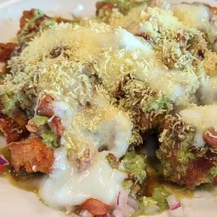 Chicken Tikka Chaat.