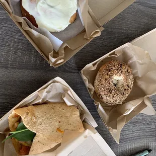 Fresh Hand-Made Cinnamon Rolls, Bagel, The Ford Ave Wrap