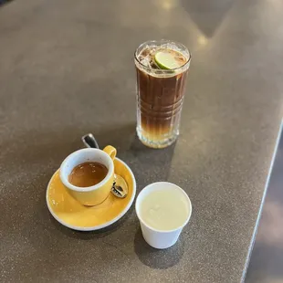 Espresso and Woakland Tonic