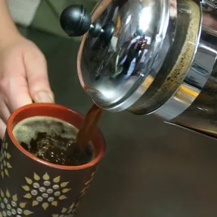 French Pressed Coffee