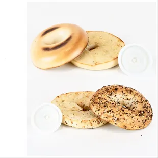 Bagels.  Plain or Everything