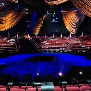 Stage prior to the show