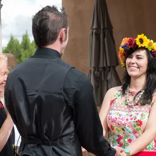Andrea is a Santa Fe NM wedding officiant... Your vows, your way!