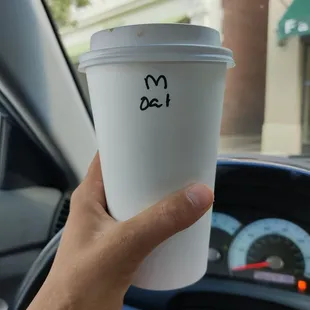 Mocha Oat Milk Latte