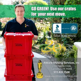 AWard Moving Services, Inc. is based on the belief that our customer's needs are of the utmost importance. Our entire team is here for you.