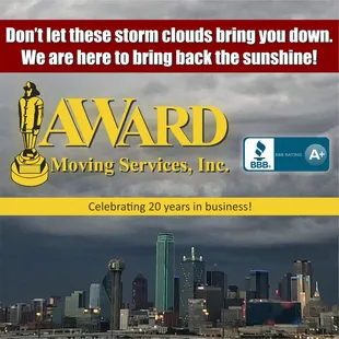 AWard Moving Services, Inc. is based on the belief that our customer's needs are of the utmost importance. Our entire team is here for you.