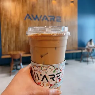 Large Latte with Oat milk!
