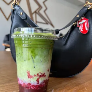 Berry Matcha Latte