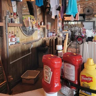 My little perch at the end of the bar