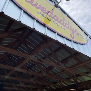 Entrance to the restaurant