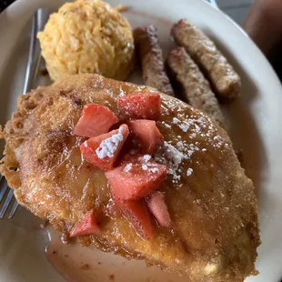Strawberry Stuffed French Toast