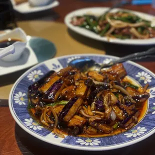  plate of food on a table