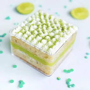 Key Lime Pie CubeCakes - once in a while special treats