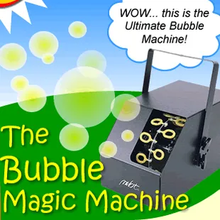 Bubble Magic Machine - creates thousands of bubbles for your party.