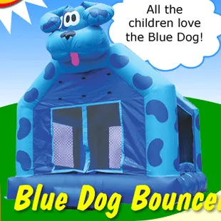 Blues Clues Bounce House - 15'x15', holds 8-12 kids at one time.